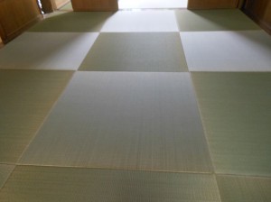 国産メセキ表使用、６畳縁なし畳