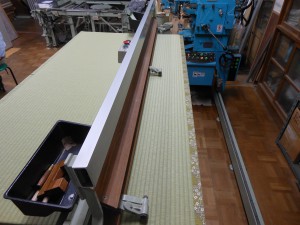 畳の製造過程