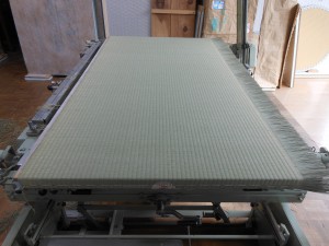 畳の製作途中