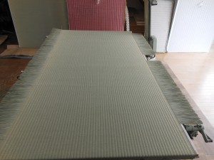 製造中の畳