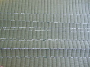 和紙表の経糸