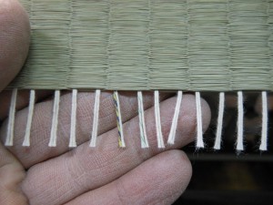畳の経糸