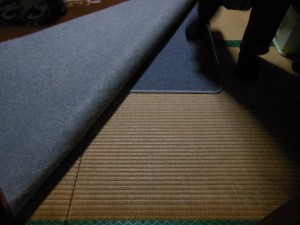 絨毯と畳