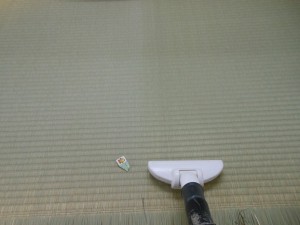 畳の掃除