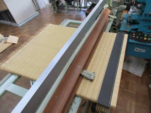 床の間の畳の製作
