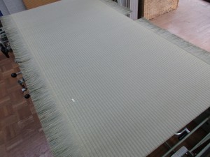 製作途中の畳