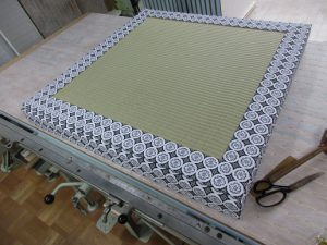 製作途中の厚畳