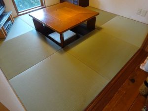 北葛城郡王寺町での縁なし畳の張り替え工事