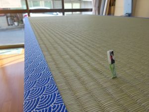 奈良県香芝市のお客様の畳を製作中