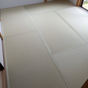 御杖村での畳替え