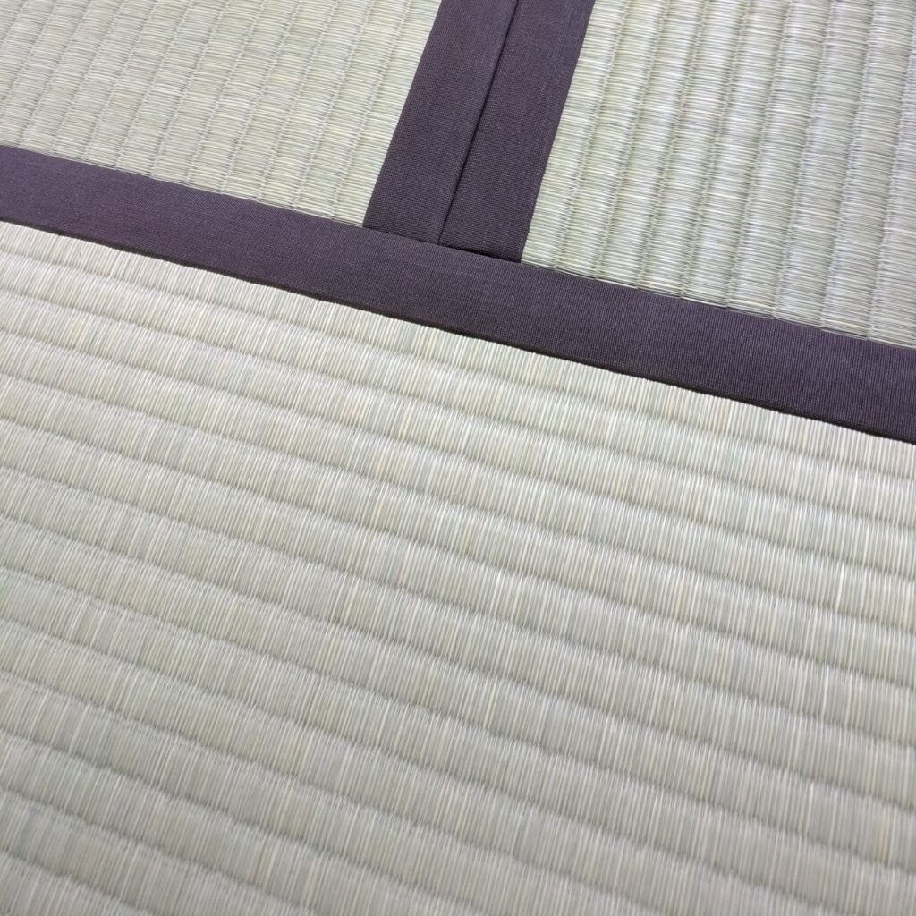 無地の茶縁で仕上げた国産畳
