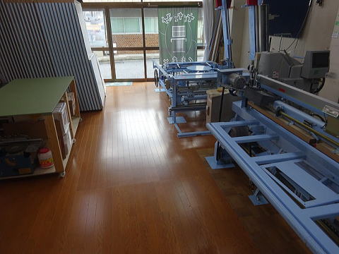 南たたみ店の仕事場