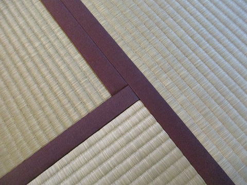 無染土畳表で仕上げた畳